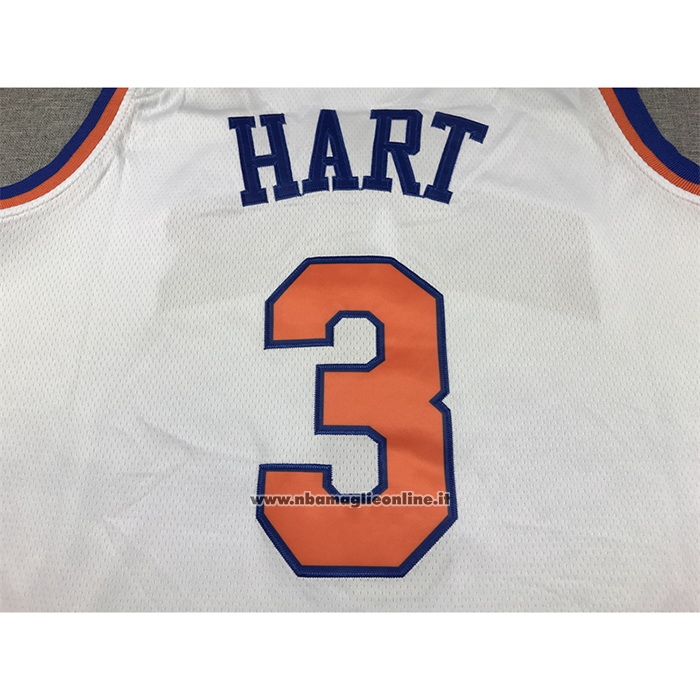 Maglia New York Knicks Josh Hart #3 Association Bianco